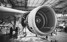 喷气涡轮发动机用于振动